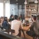 Teamwork at a marketing company