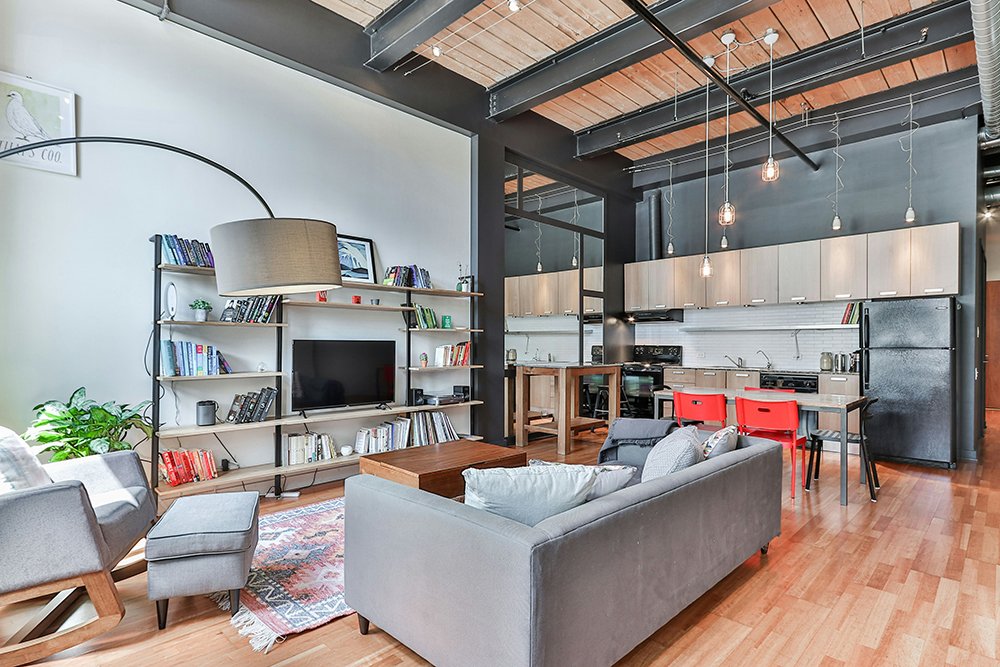 loft in rental property